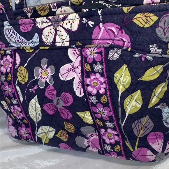 Vera Bradley Purple Floral Satchel - Picture 5 of 9